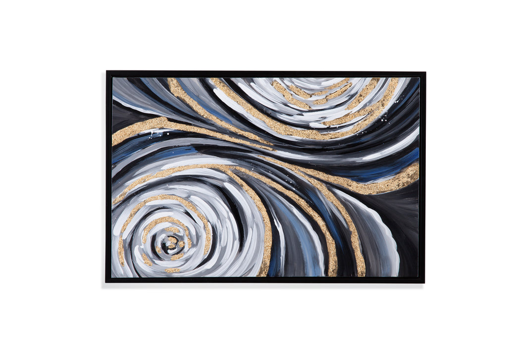 Swirl Framed Canvas