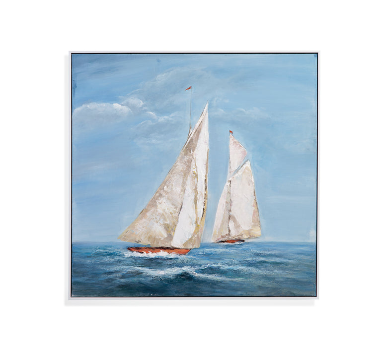 Sailing Framed Canvas