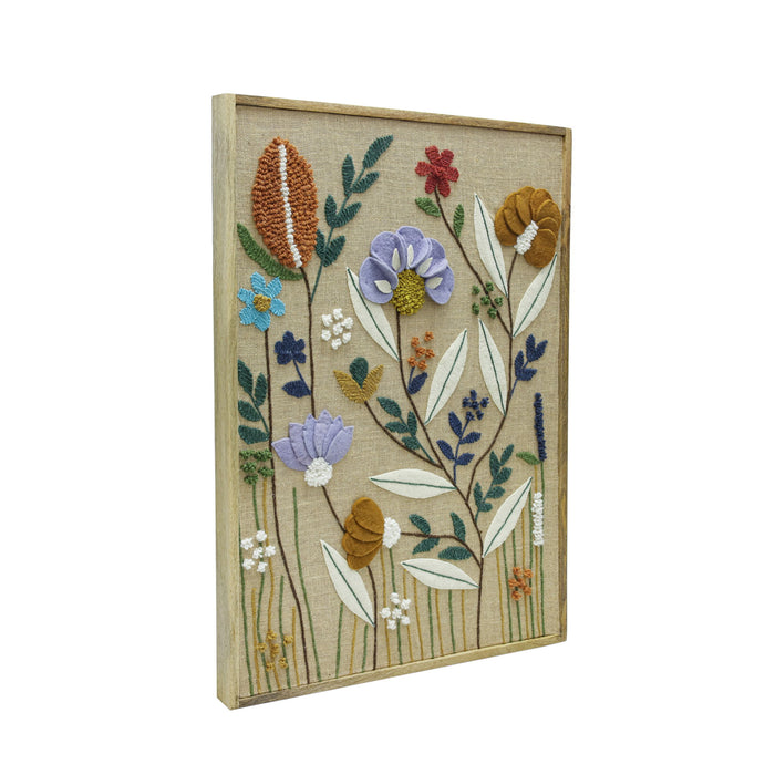 Muro - "Sprout" Embroidered Wall Art