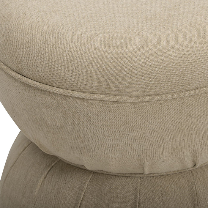 Tomlin - Gaming Ruched Ottoman - DecorGalore4U