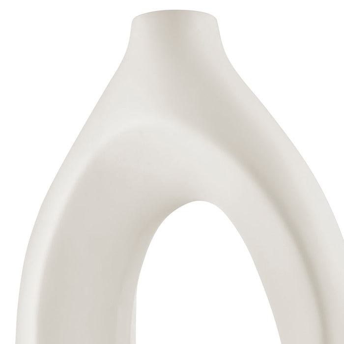 Simi Vase Small // White