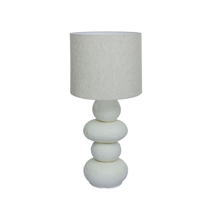 Pebble - Papier Mache Lamp - DecorGalore4U