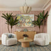 Jasmine - Swivel Accent Chair - DecorGalore4U