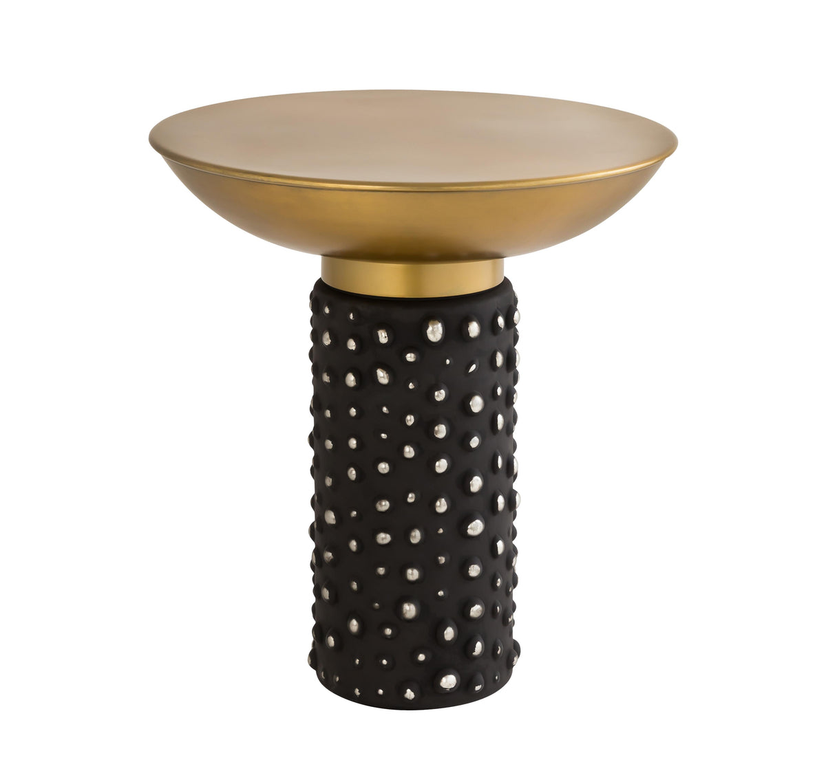 Blaze Glass/Brass Side Table - Shop Home Decor Online