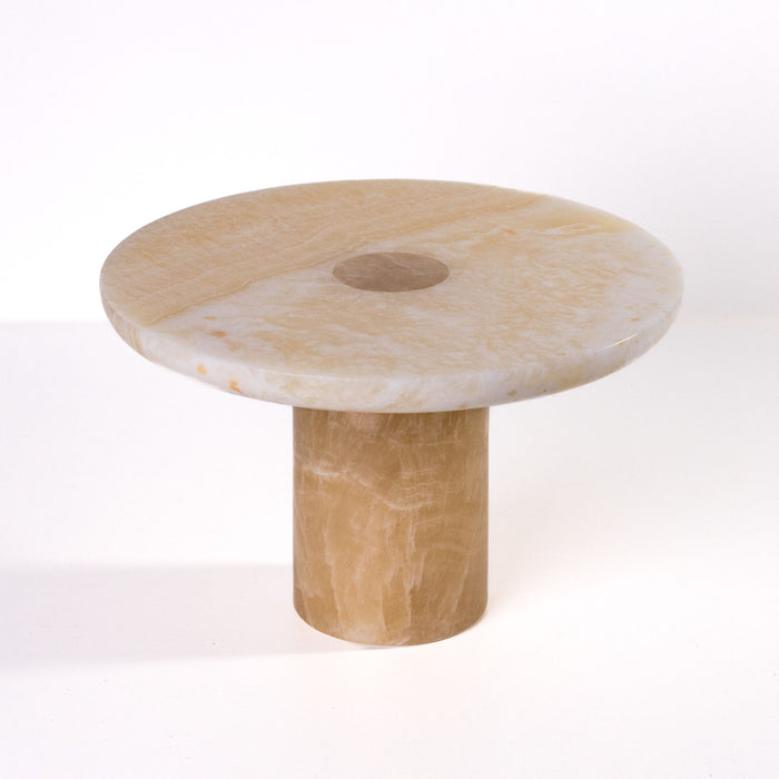 Marble Cakestand - Yellow Onyx