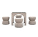 Tomlin - Game Table And Ottoman Set - DecorGalore4U