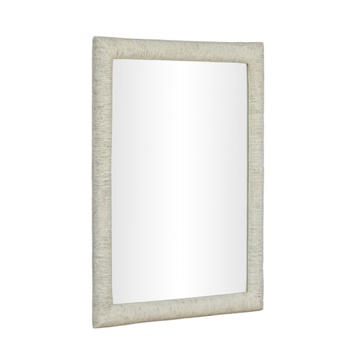 Orpheus - 34" x 47" Ribbed Rectangular Wall Mirror - Faux Stone - DecorGalore4U