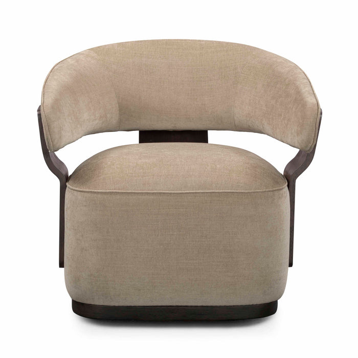 Madison - Linen Chenille Swivel Accent Chair