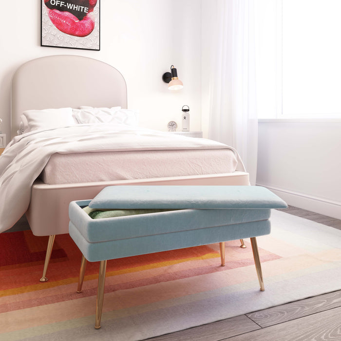 Ziva - Velvet Storage Bench