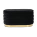 Lillian - Velvet Storage Bench - DecorGalore4U