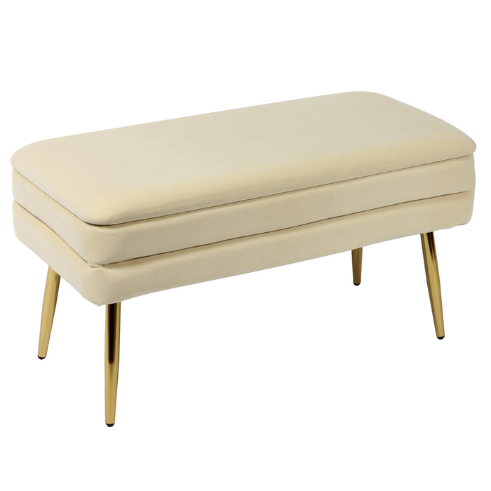 Ziva - Velvet Storage Bench