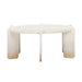 Gloria Cream Oak Coffee Table - DecorGalore4U