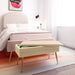 Ziva - Velvet Storage Bench - DecorGalore4U