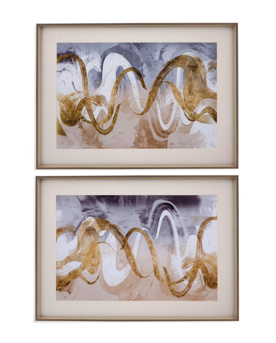 Infinite Swirl Framed Print Set of 2