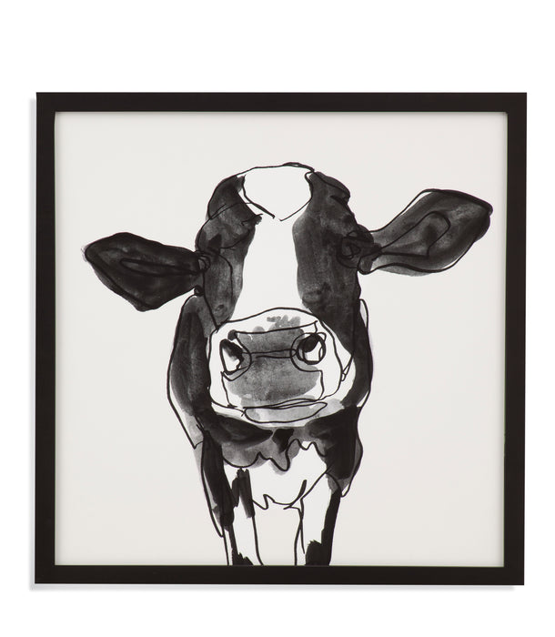 Cow Contour III Framed Print