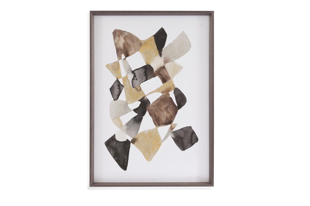 Mod in Neutrals II Framed Print