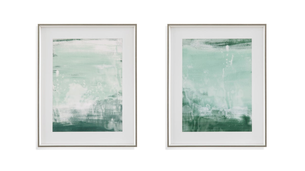 Coastal Patina Framed Print Set of 2