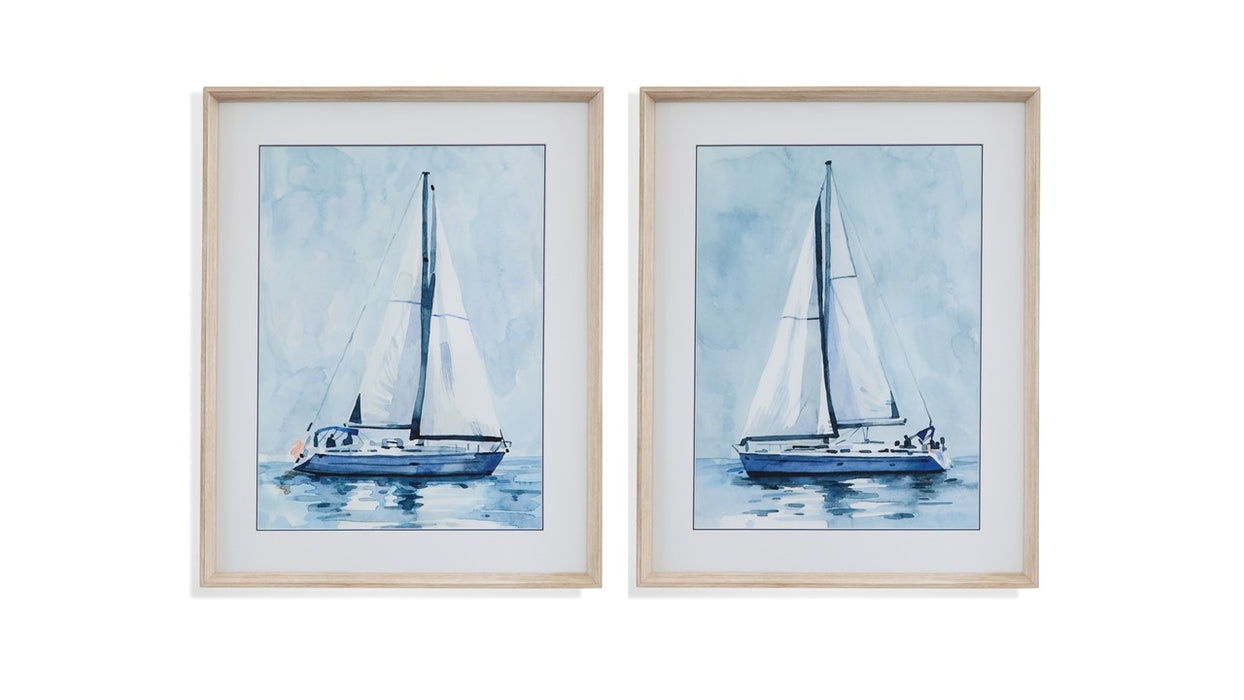 LoneSailboat Framed Print Set of 2