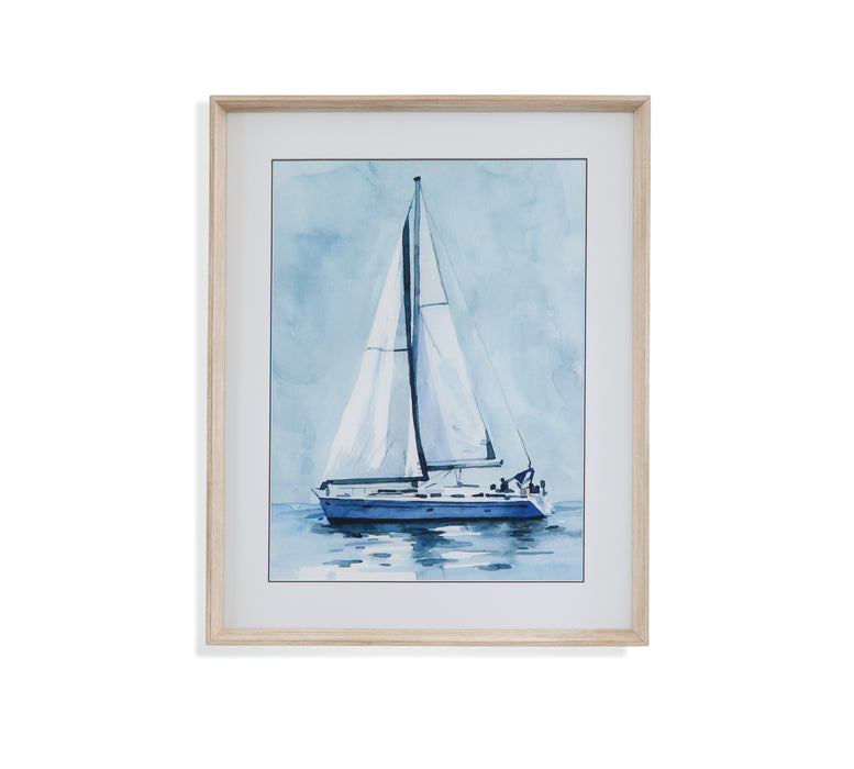 Lone Sailboat I Framed Print