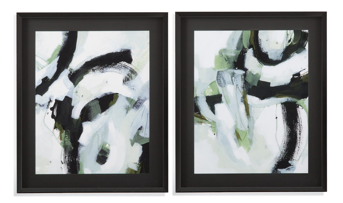 Green Onyx Framed Print Set of 2