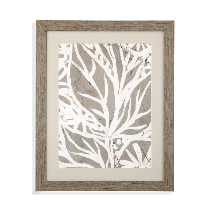 Mudcloth Foliage II Framed Print