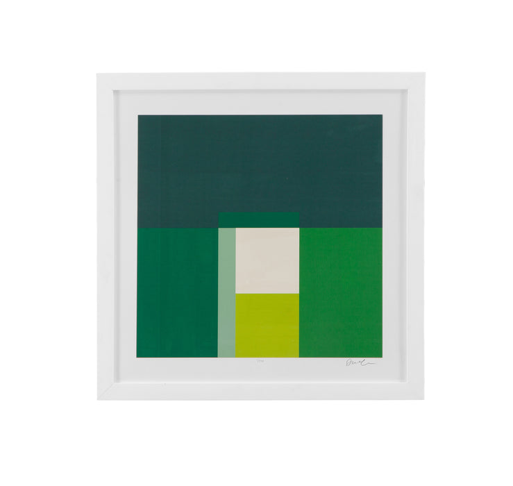 Emerald Centerpoint I Framed Print