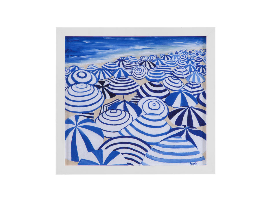 Beach Unbrellas II Framed Print