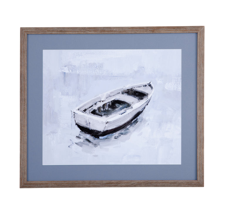 Drifting - Morning Row I Framed Print