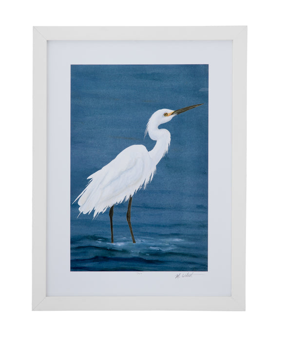 Wading Egret I Framed Print