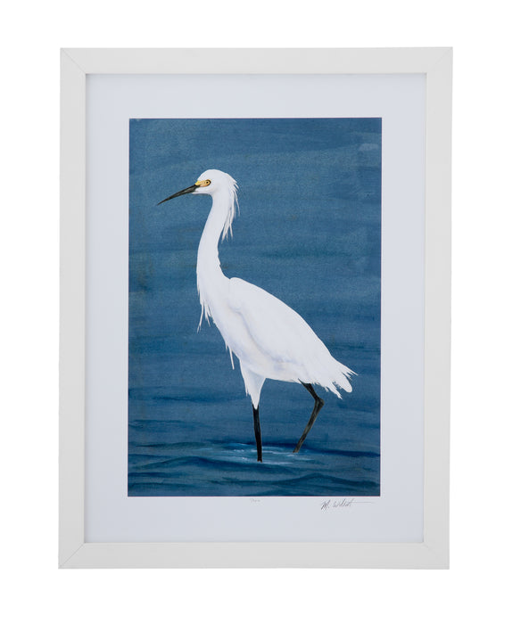 Wading Egret II Framed Print