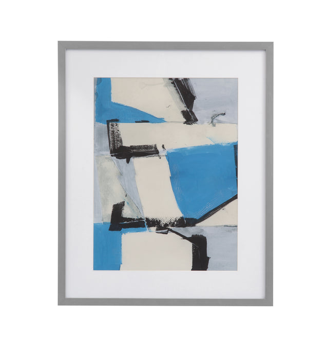 Patch of Blue I Framed Print