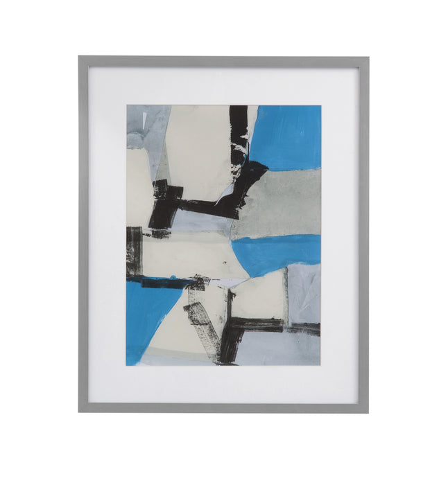 Patch of Blue II Framed Print