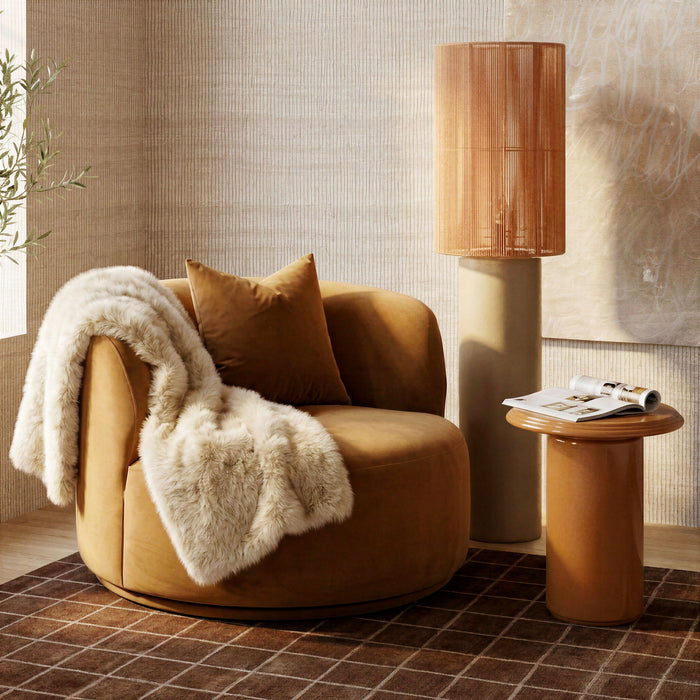 Fickle - Velvet Swivel Chair