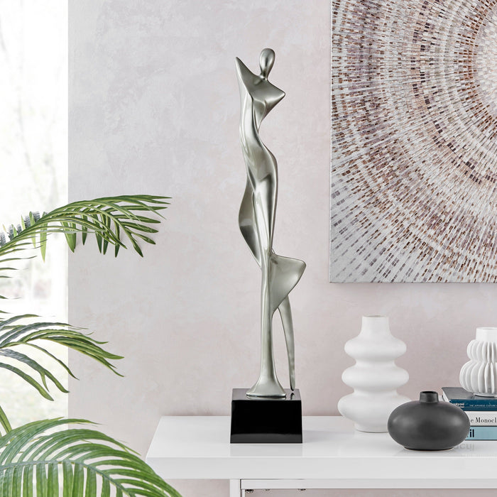 Allegra  29-Inch Sculpture - Gray