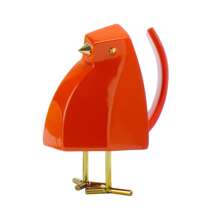 Bird Sculpture // Small Orange