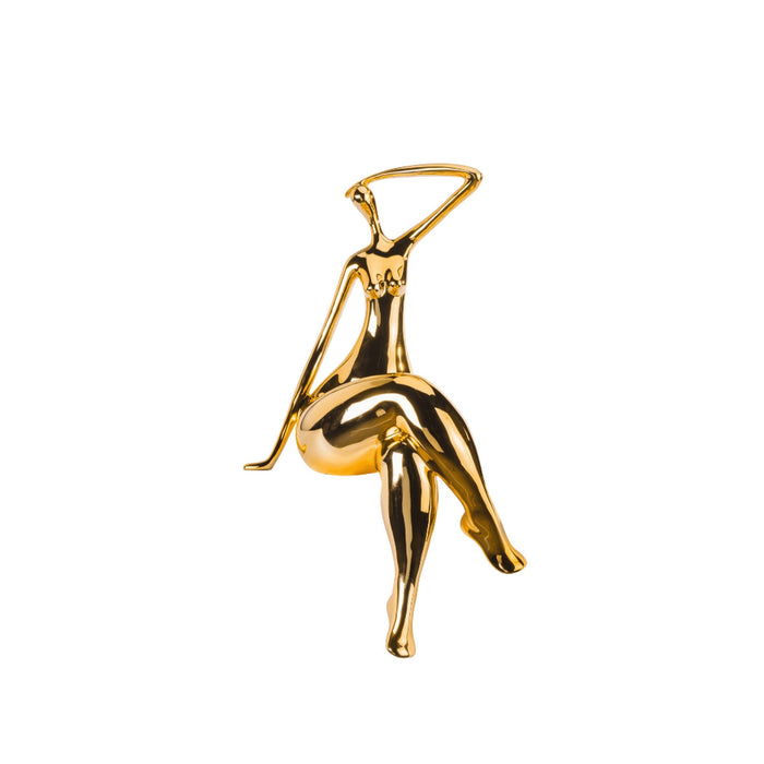 Isabella Sculpture // Large Gold