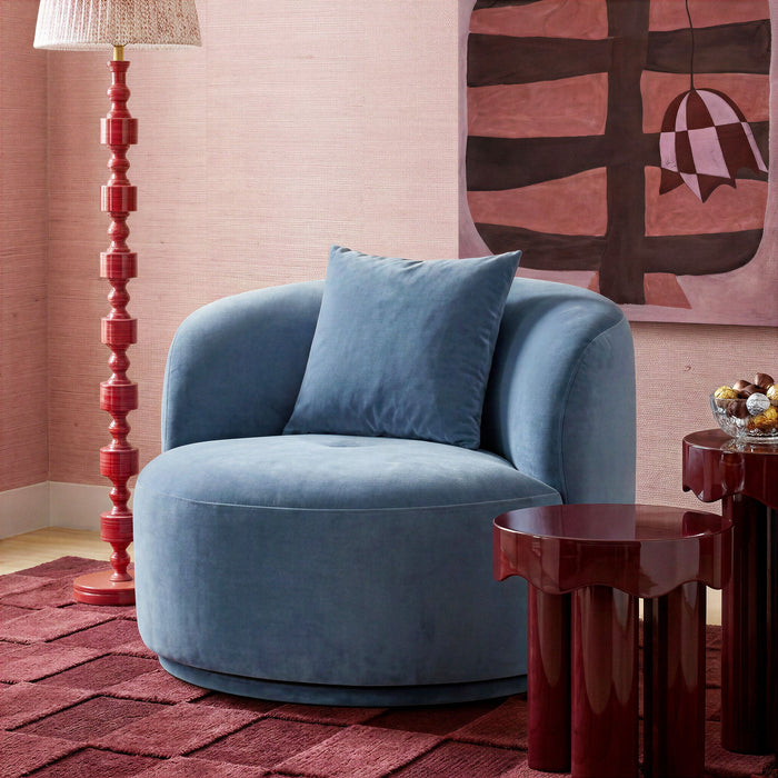 Fickle - Velvet Swivel Chair