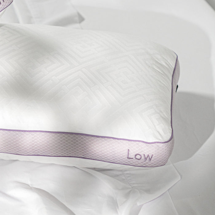 Bedgear High-Low Performance Pillow - Soft Support Pillow For Neutral Sleepers - Low Size