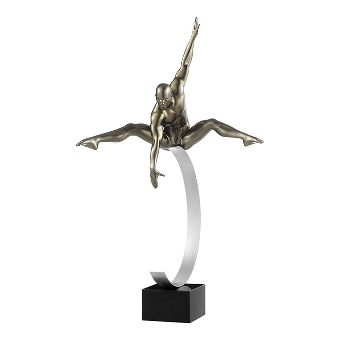 Dynamic Man Sculpture // Gray