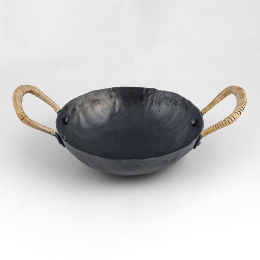 Verma - Hammered Iron Catchall - Black - DecorGalore4U