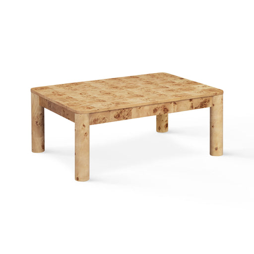 Berri - Burl Coffee Table - Natural - DecorGalore4U