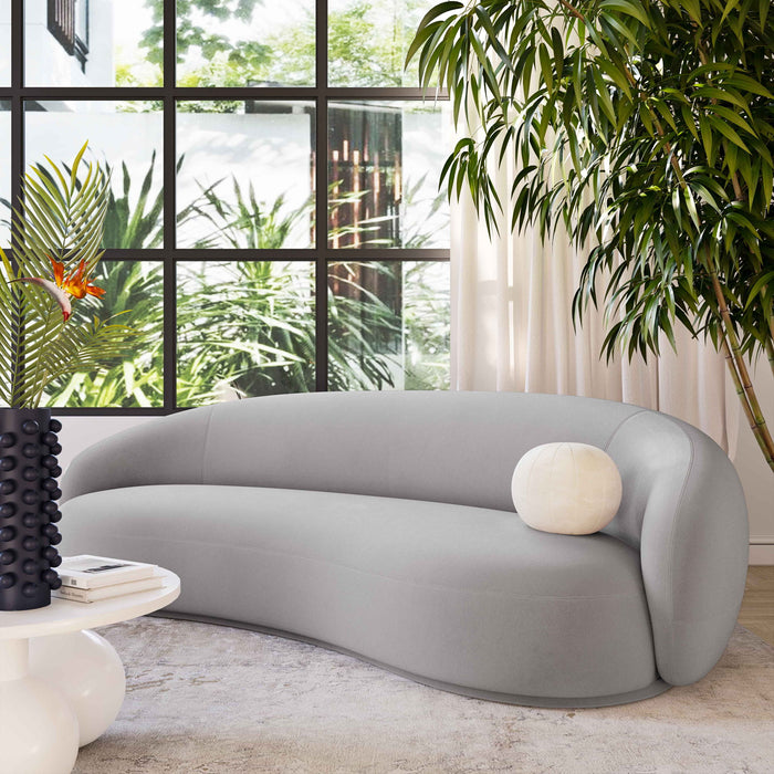 Kendall - Velvet Sofa - DecorGalore4U