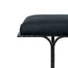 Bryn Black Linen Bench - DecorGalore4U