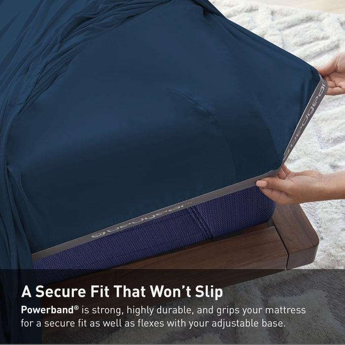 Ver-Tex - Split Head King Sheet Set - Navy Blue