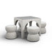 Tomlin - Game Table And Ottoman Set - DecorGalore4U