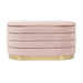 Lillian - Velvet Storage Bench - DecorGalore4U
