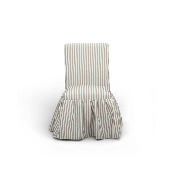 Gertrude - Striped Linen Dining Chair - DecorGalore4U