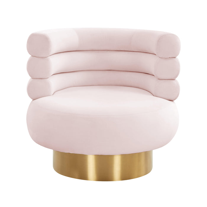 Naomi - Velvet Swivel Chair