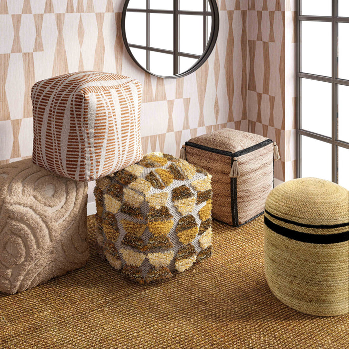 Miranda Knitted Pouf - DecorGalore4U