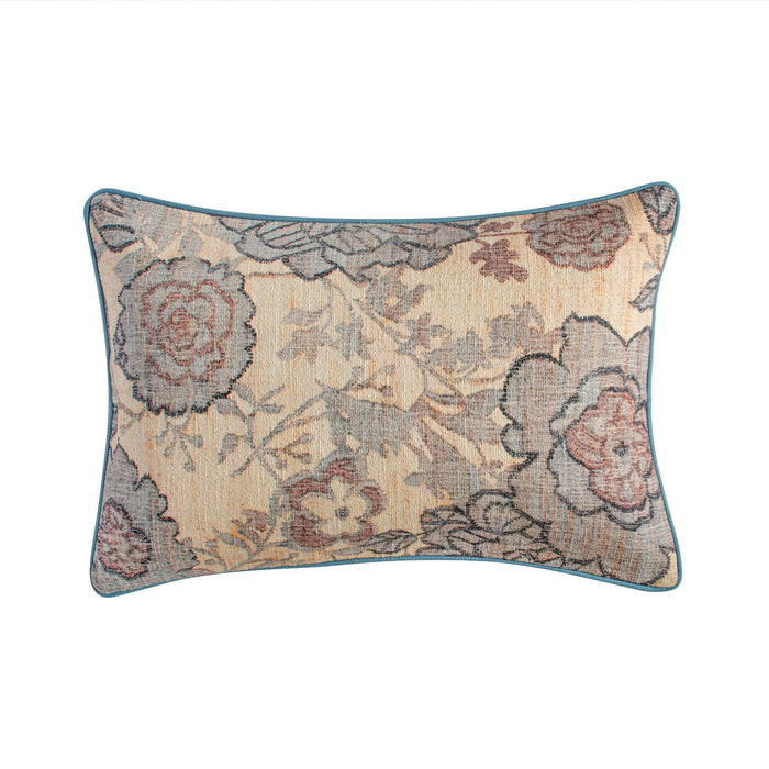 Taman - 24" Cotton Accent Pillow - Spring Florals - DecorGalore4U